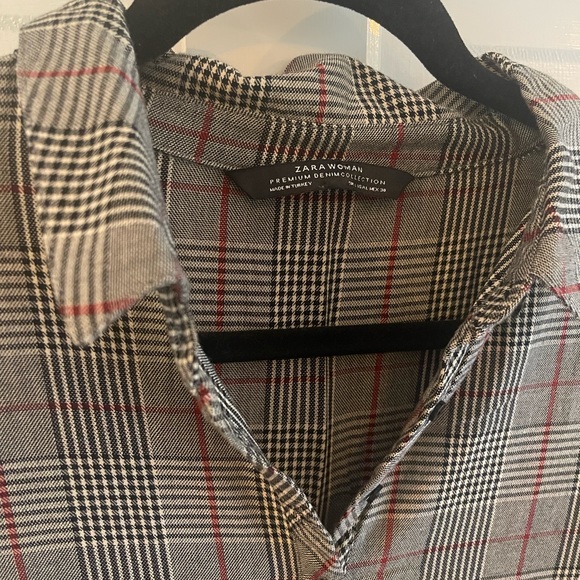 Manteau Zara écru Tartan Absorbant - Taille L - Neuf Avec étiquettes - Réf. 7905/678